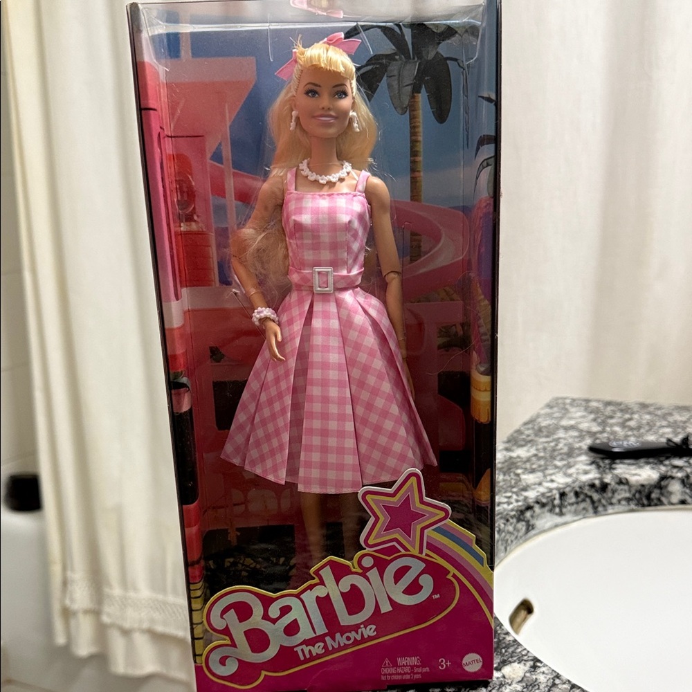 Barbie The Movie Pink Checkered Doll